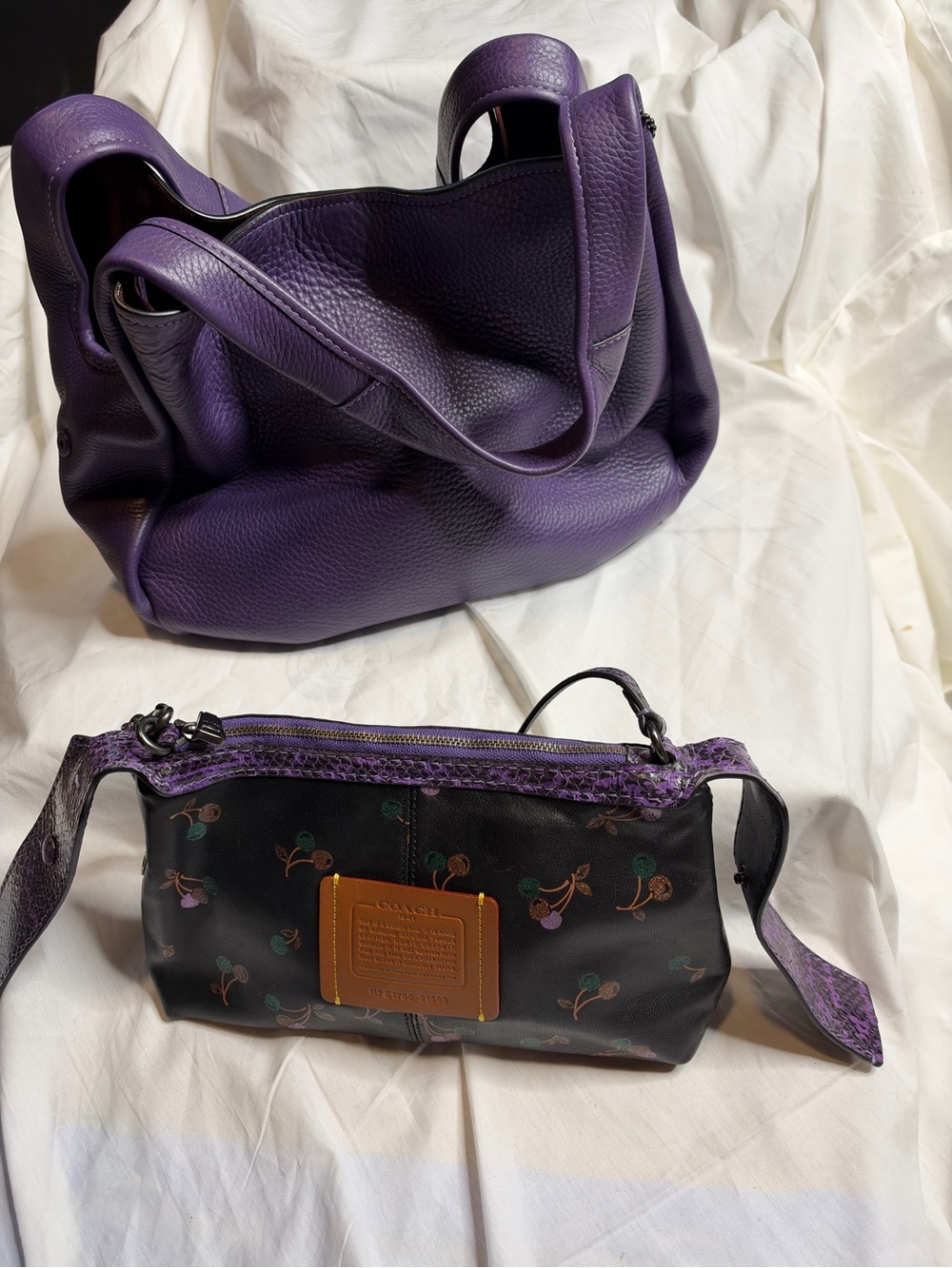 Coach Limited Edition bag with removable wristlet.